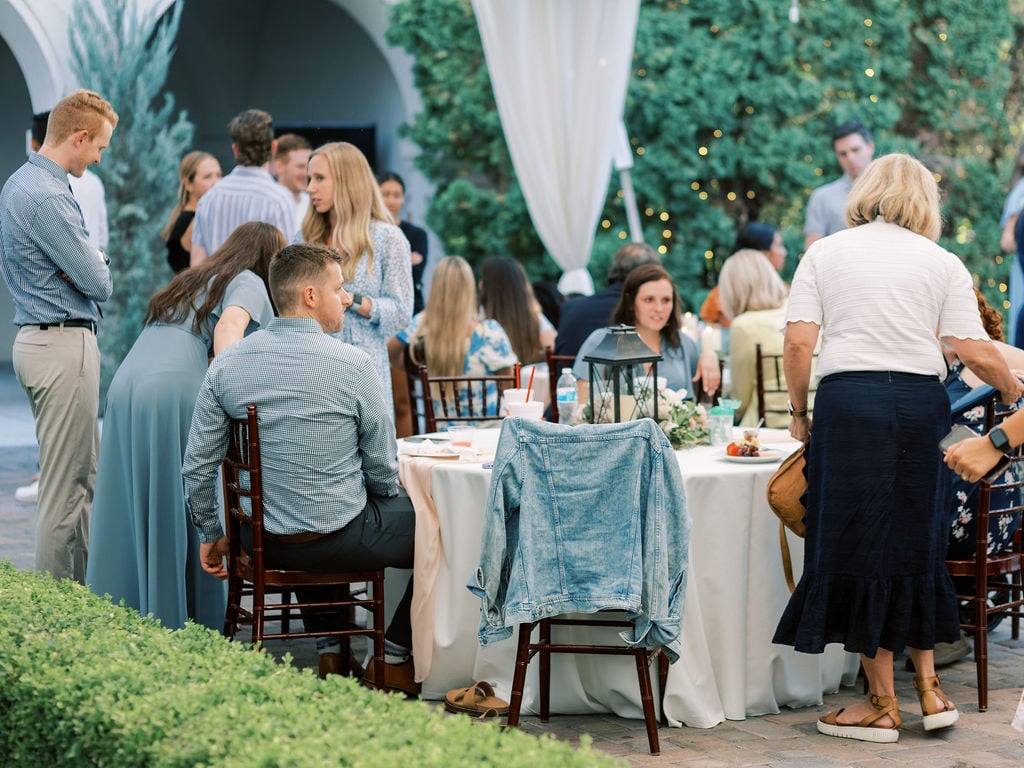 The garden dinner at Ashton Gardens, Thanksgiving Point
