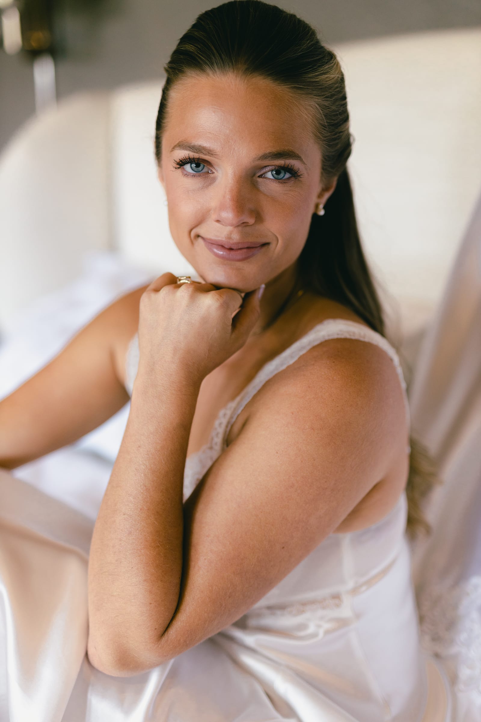 Kyle and Marita wedding at Bellissimo Gardens, a bridal portrait