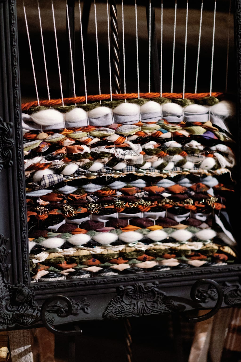 A tiered display of hors d'oeuvres at the reception, Sundance, Utah